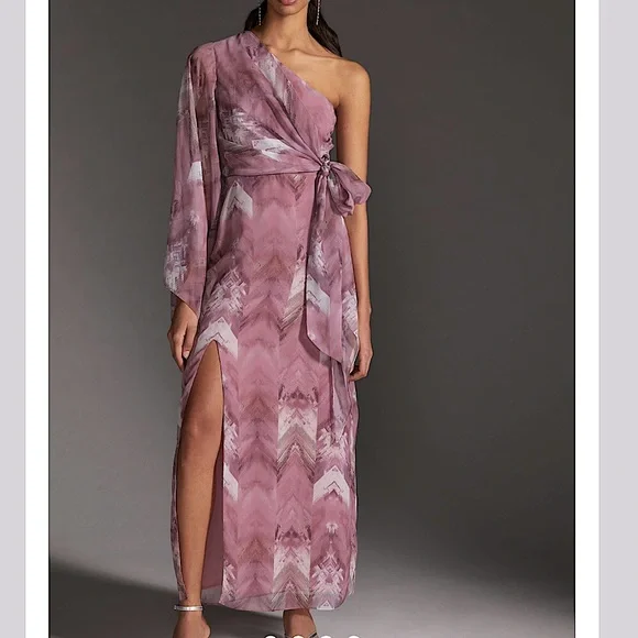 ANTHROPOLOGIE Nikita Mhaisalkar One Shoulder Dress - Picture 2 of 11